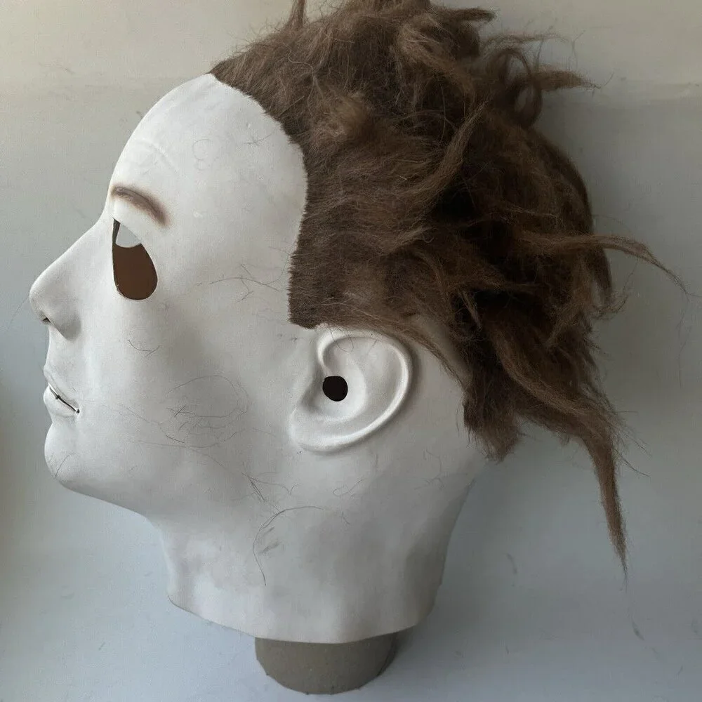 Vtg Don Post Halloween Mask Michael Myers Costume Creepy Horror Scary Prop